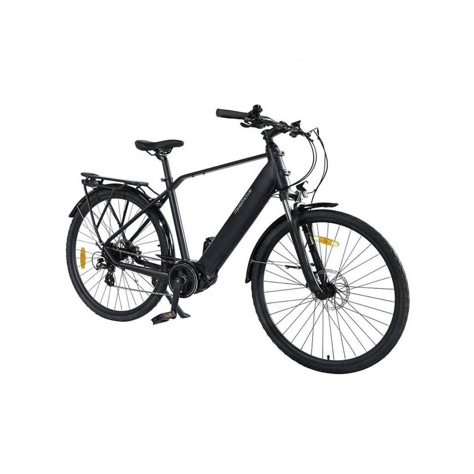 MAGMOVE CEH56M Bicicletta Elettrica da Città con Bafang 250W 50km di Batteria Integrata 60km di Potenza Alimentazione Solare