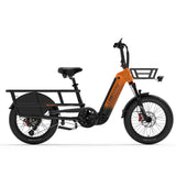 For LANKELEISI Wombat-1 1000W Long Range Electric Cargo Bike with High Power Performance
