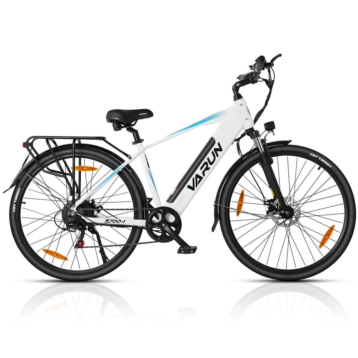 VARUN S700 Pedal-Assisted Electric City Bike with Rear Hub Motor Integrated Lithium Battery Smart Controller Long Range (60km)