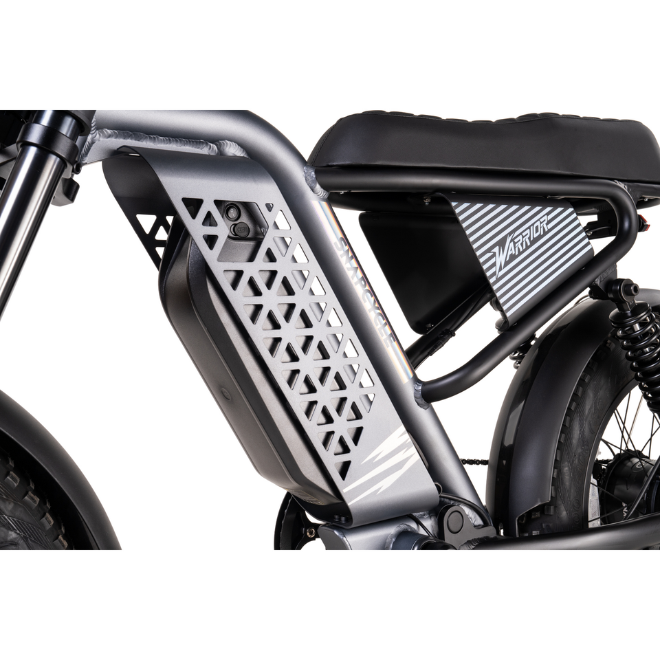 Snapcycle Warrior Aluminum 6061 Frame Electric Mountain Bike with 48V 15Ah Battery and 24-45 Miles Range