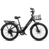RS-A01 Plus Electric City Bike 250W Rear Hub Motor 36V Lithium Battery Smart Electronic Foldable 50km Range 60km Power Supply