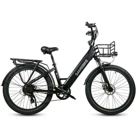 RS-A01 Plus Electric City Bike 250W Rear Hub Motor 36V Lithium Battery Smart Electronic Foldable 50km Range 60km Power Supply
