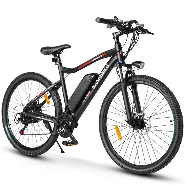 SY26-II Integrated 48v 250W Rear Hub Motor Electric Mountain Bike with Carbon Aluminum Frame Disc Brake System and 60km Range