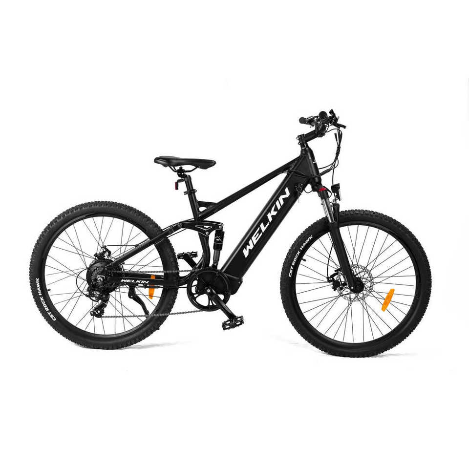 WELKIN WKES002 Lightweight Aluminum Frame Electric Mountain Bike 48v 13ah Rear Hub Motor 60km Range Per Integrated 48v Lithium
