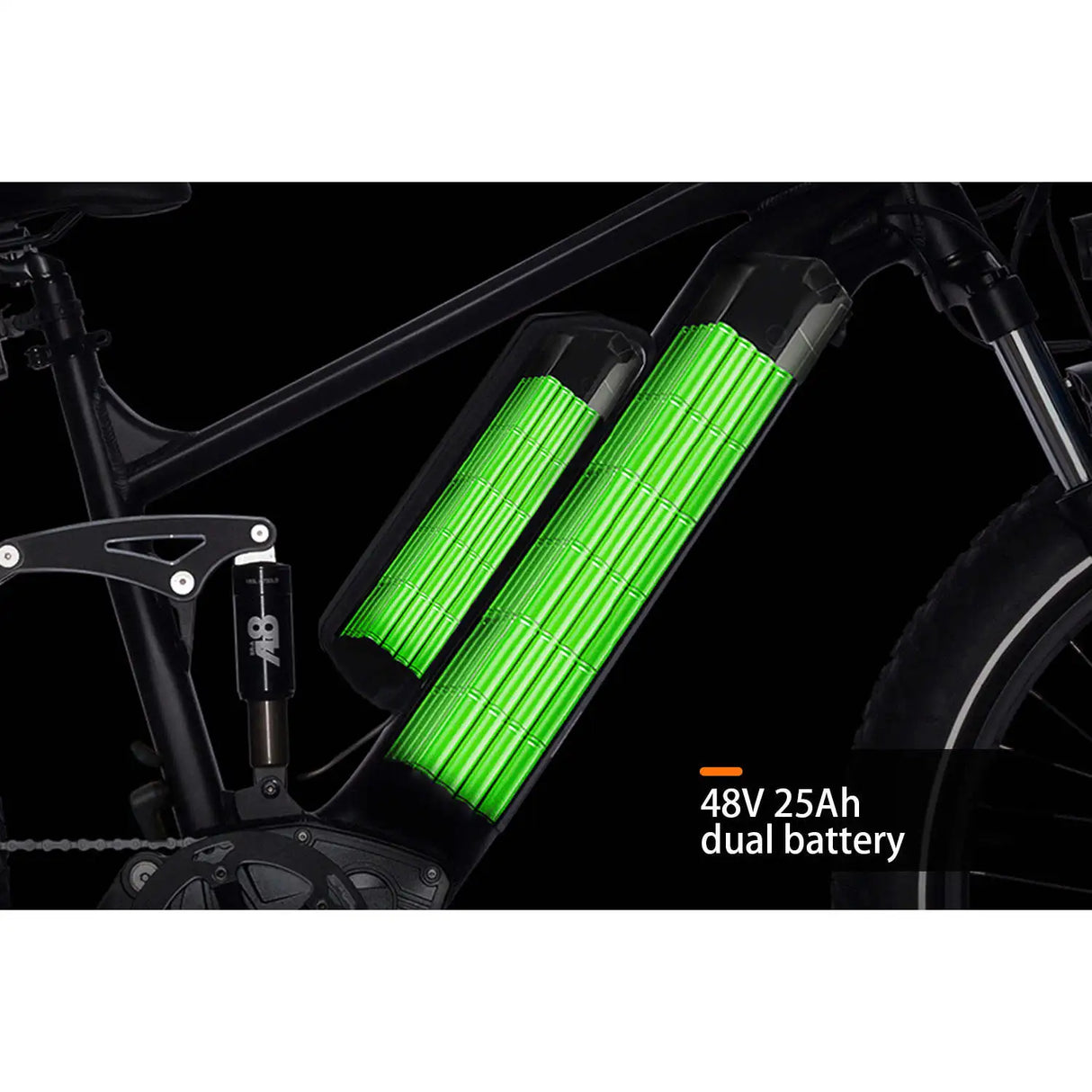 HAOQI Cheetah Full Suspension Electric Bike (UL Certified)