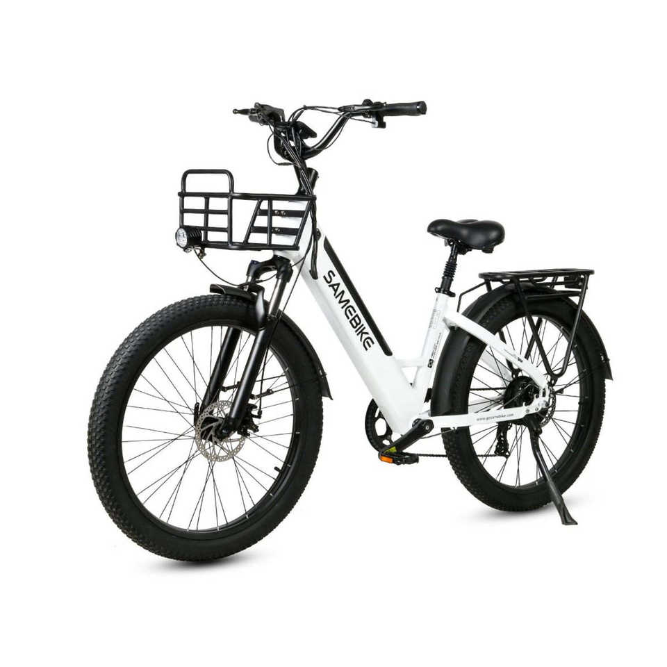 RS-A01 Plus Electric City Bike 250W Rear Hub Motor 36V Lithium Battery Smart Electronic Foldable 50km Range 60km Power Supply