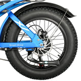 BAOLUJIE DP2033 Electric Mountain Bike 48V 30AH Battery 1000W Motor 20inch Tires 90-100KM Max Mileage 120KG Max Load