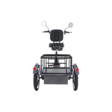 48v 350w Rear-Drive Foldable Cargo E-Trike Top Speed 25km/h 16 Inch Tire Electric Trike with Steel Body Open and Closed Type