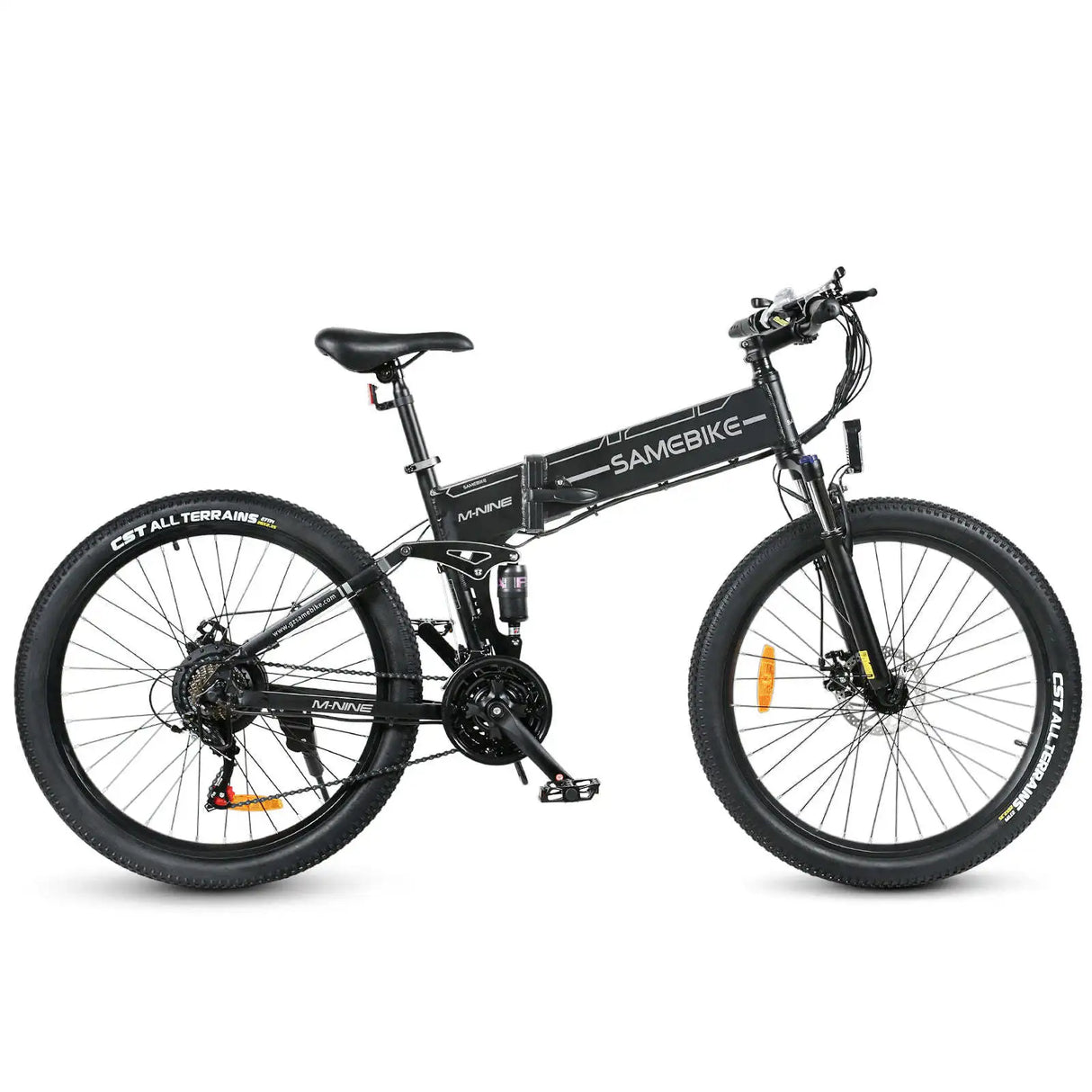 LO26-II Spoke Rim Hydraulic Brake Electric Folding Mountain Ebike