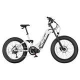 Trax 24\" Step-through All Terrain Air Shock Electric Mountain Bike with Air Suspension for Off-Road Adventures