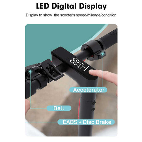 Mankeel MK085 Dual Seat Electric Scooter Cheap 2-Wheel Alloy Frame LCD Display Foldable Sensor Technology 35km 25km/h 120kg