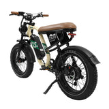 Onesport W66 Moto-Style E-Bike Steel body frame Multifunctional LCD screen 7-speed transmission Shock-absorbing front fork