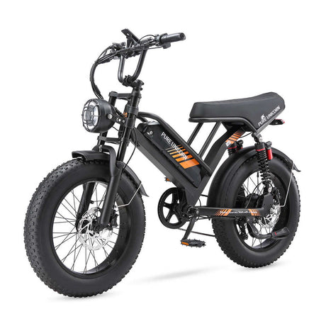 PURE UNICORN U5 Electric Dirt Bike 1000W Sportbike with Lithium Battery Fat Tire Moped Electric Motorcycles