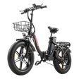 P20 Pro Folding Electric Bicycle 14-Inch Tire Steel Frame 250W-400W Motor Power 15ah Integrated Lithium Battery 7 Speed 48v