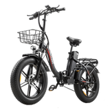 P20 Pro Folding Electric Bicycle 14-Inch Tire Steel Frame 250W-400W Motor Power 15ah Integrated Lithium Battery 7 Speed 48v