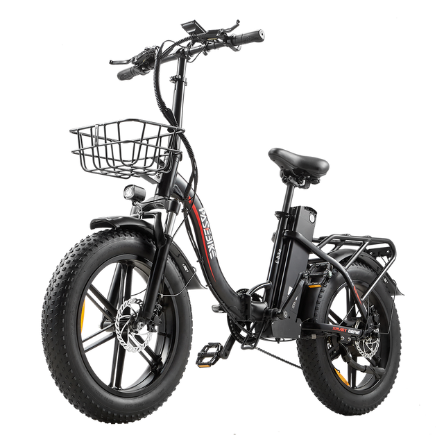 P20 Pro Folding Electric Bicycle 14-Inch Tire Steel Frame 250W-400W Motor Power 15ah Integrated Lithium Battery 7 Speed 48v