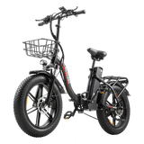 P20 Pro Folding Electric Bicycle 14-Inch Tire Steel Frame 250W-400W Motor Power 15ah Integrated Lithium Battery 7 Speed 48v