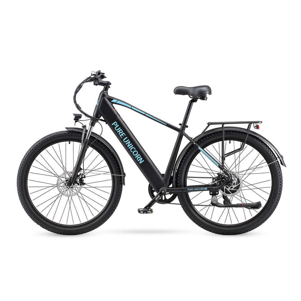 PURE UNICORN U3 All-Terrain E-Bike with 750W Rear Hub Motor 48V 60km Range Integrated Battery Aluminum Frame