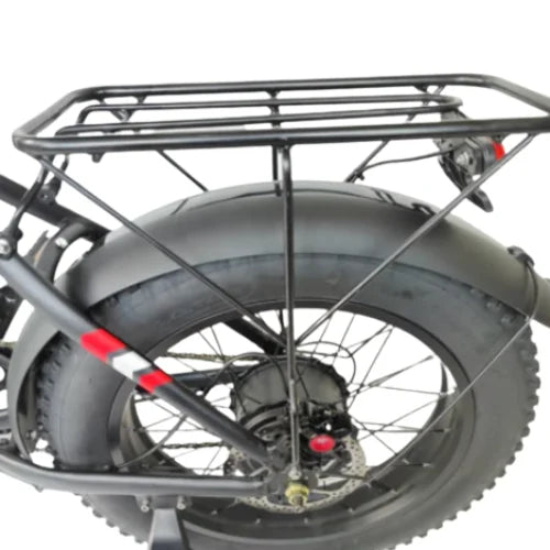 SMLRO M5 Fat-tire Folding Mountain Adult Electric Bike  with Front Basket
