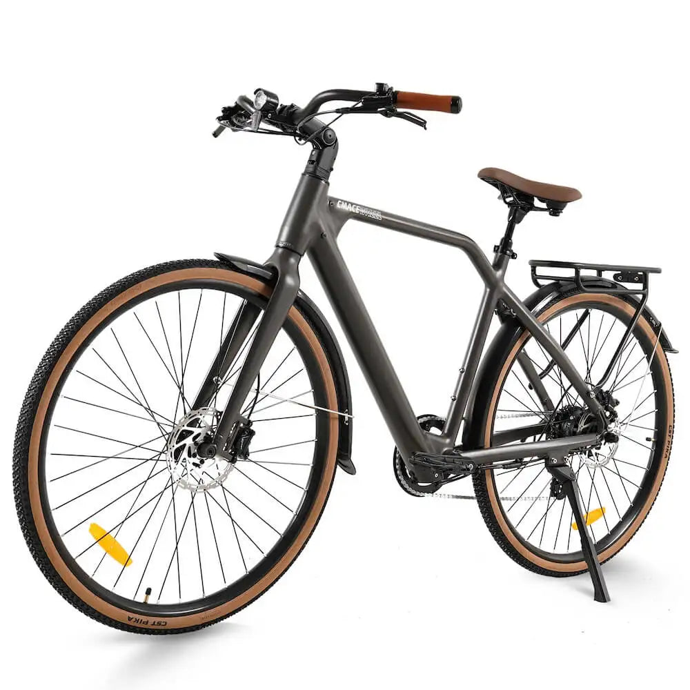 CMACEWHEEL F700-1 250W Rear Hub Motor Electric City Bike with 13ah Battery 700C Tires 50km Range per Power