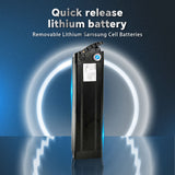 DrVetion CT20 Electric Fat Bike 48V 750W up to 45km/h 250W Rear Hub Motor Aluminum Frame 60km Range