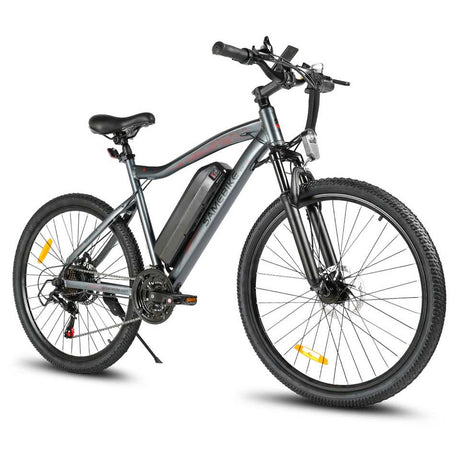 SY26-II Integrated 48v 250W Rear Hub Motor Electric Mountain Bike with Carbon Aluminum Frame Disc Brake System and 60km Range