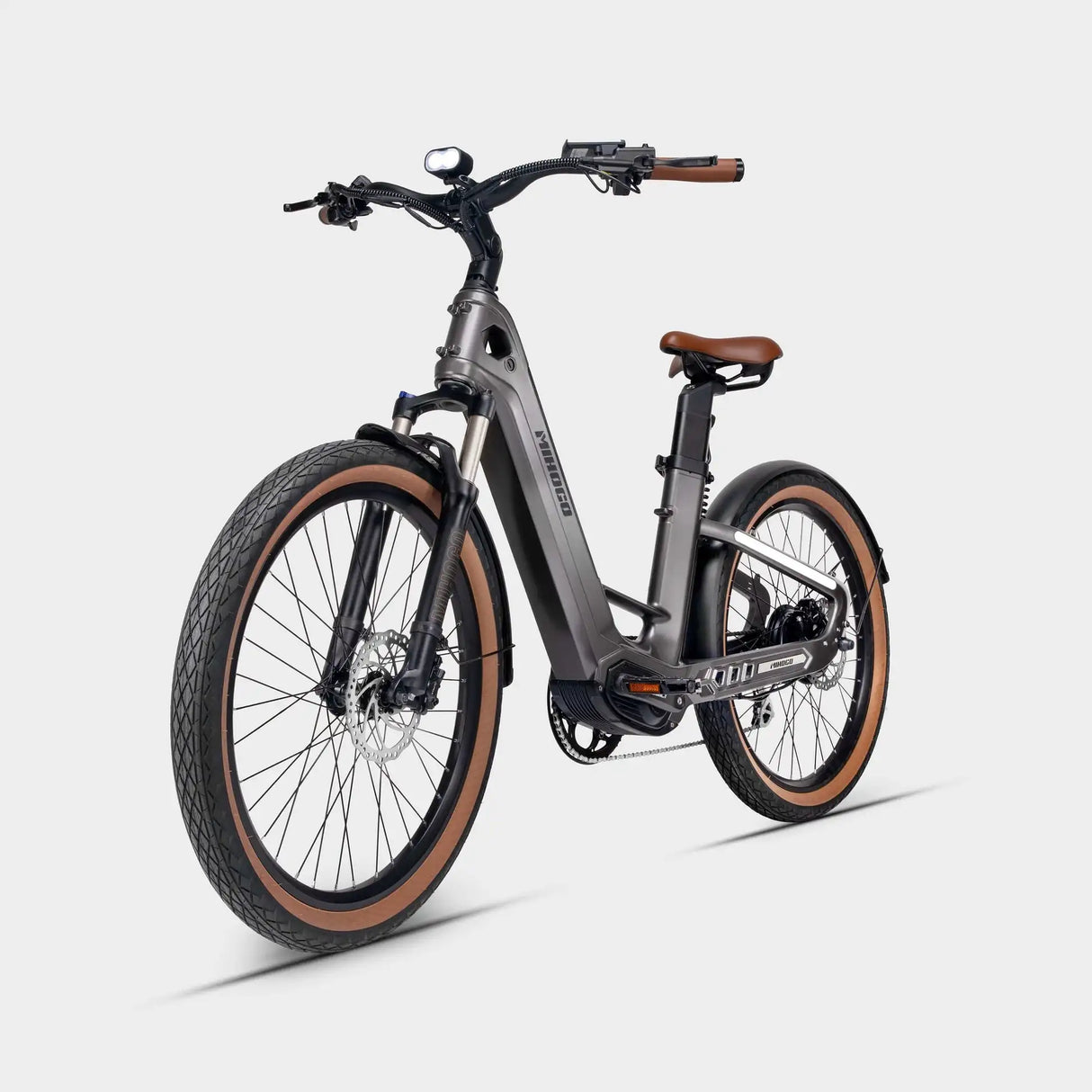 Air750 Max Double Battery Electric city bike 48V 9.6AH *2 Max Speed 25mph Gray Yellow Color Options