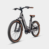 Air750 Max Double Battery Electric city bike 48V 9.6AH *2 Max Speed 25mph Gray Yellow Color Options