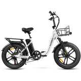 C05 Pro 250W Motor 15ah Battery Capacity 14inch Foldable Fat Tire Electric City Bike Step-through Electric Folding Bike