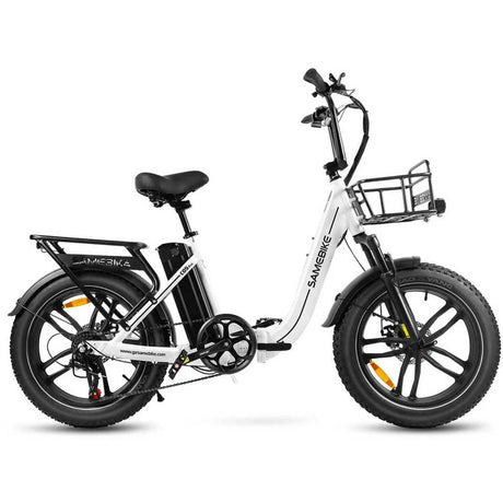 C05 Pro 250W Motor 15ah Battery Capacity 14inch Foldable Fat Tire Electric City Bike Step-through Electric Folding Bike