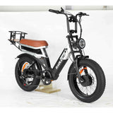 BAOLUJIE PLJ2033 Electric Bike with 20 Fat Tire 1500W/2000W Dual Motors 48V 30Ah Integrated Battery 60km Range