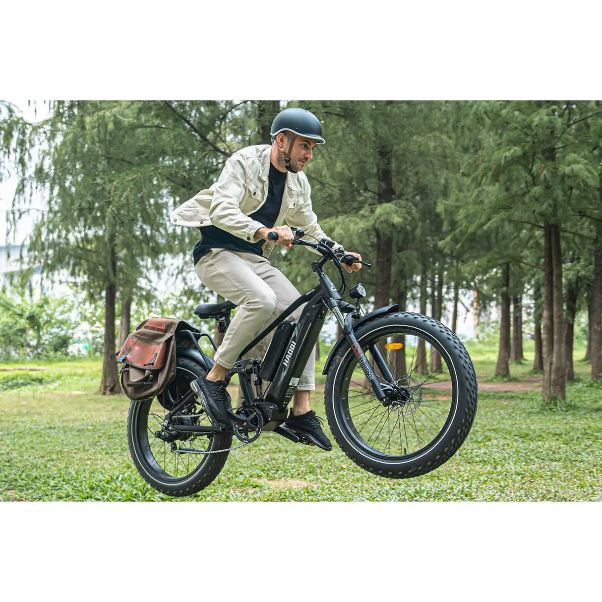 HAOQI Cheetah Full Suspension Electric Bike (UL Certified)