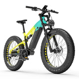 LANKELEISI RV800 Plus Electric Mountain Bike with Bafang Motor 48V Lithium Battery Aluminum Alloy Frame down Tube Position