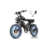 Q20 Pro Off-Road Dual Battery Dual Motor 2000W E-Motorcycle with 34MPH Max Speed and Lithium Battery