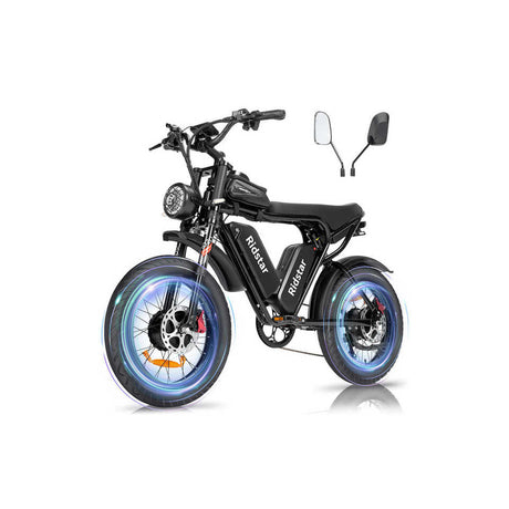 Q20 Pro Off-Road Dual Battery Dual Motor 2000W E-Motorcycle with 34MPH Max Speed and Lithium Battery