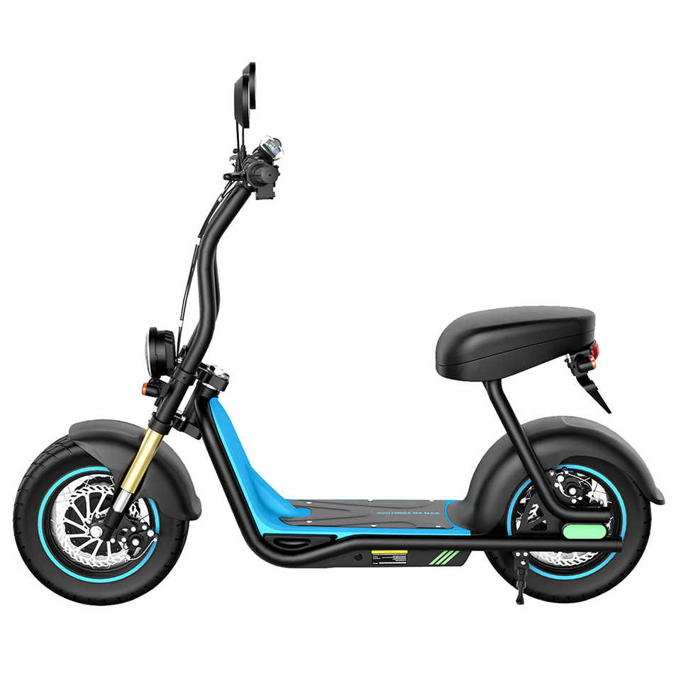 Honey Whale M5 Max Electric Scooter 1000W 48V Li Battery 14 Tires with Comfortable Seat 6-8 Hours Charging Time