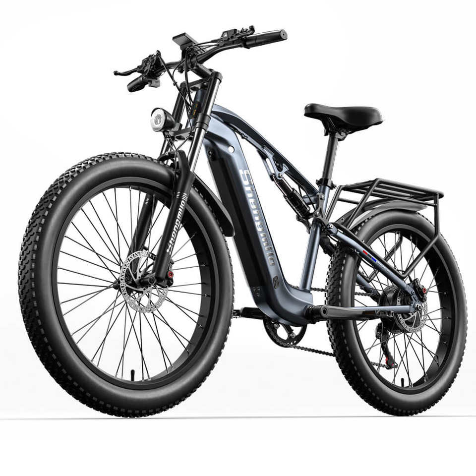Shengmilo MX05 Electric Mountain Bike 48V17.5AH for Battery 26x3.0 Tires 31KG