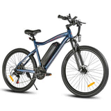SY26-II Integrated 48v 250W Rear Hub Motor Electric Mountain Bike with Carbon Aluminum Frame Disc Brake System and 60km Range
