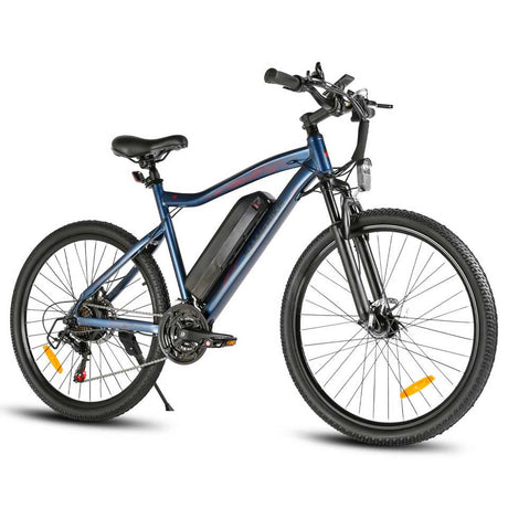 SY26-II Integrated 48v 250W Rear Hub Motor Electric Mountain Bike with Carbon Aluminum Frame Disc Brake System and 60km Range