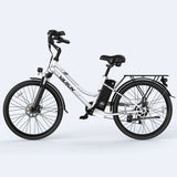 VARUN C26 Electric Commuter Bike White Color for City Use