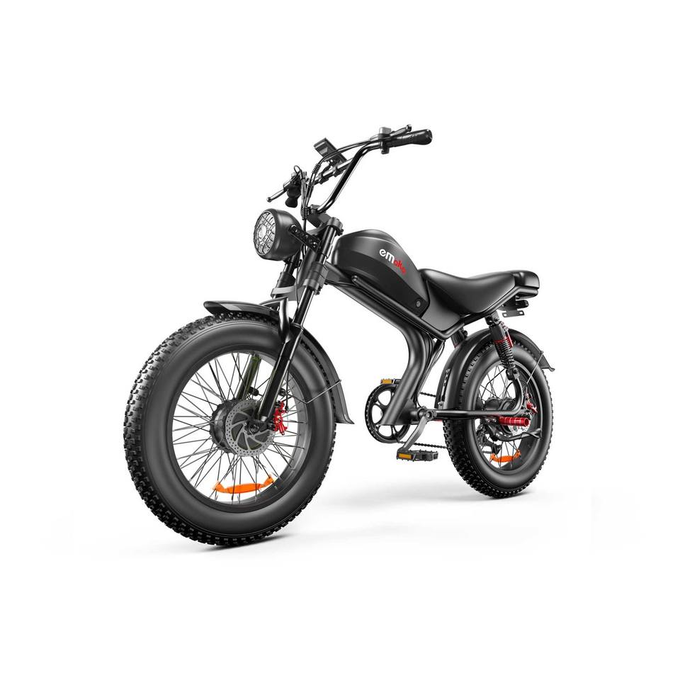 Emoko C93 2000W Dual Motor 23Ah Battery Adult Electric Road Bike with Full Suspension Hydraulic Brakes Fat Tire Fat Tire E-Bike