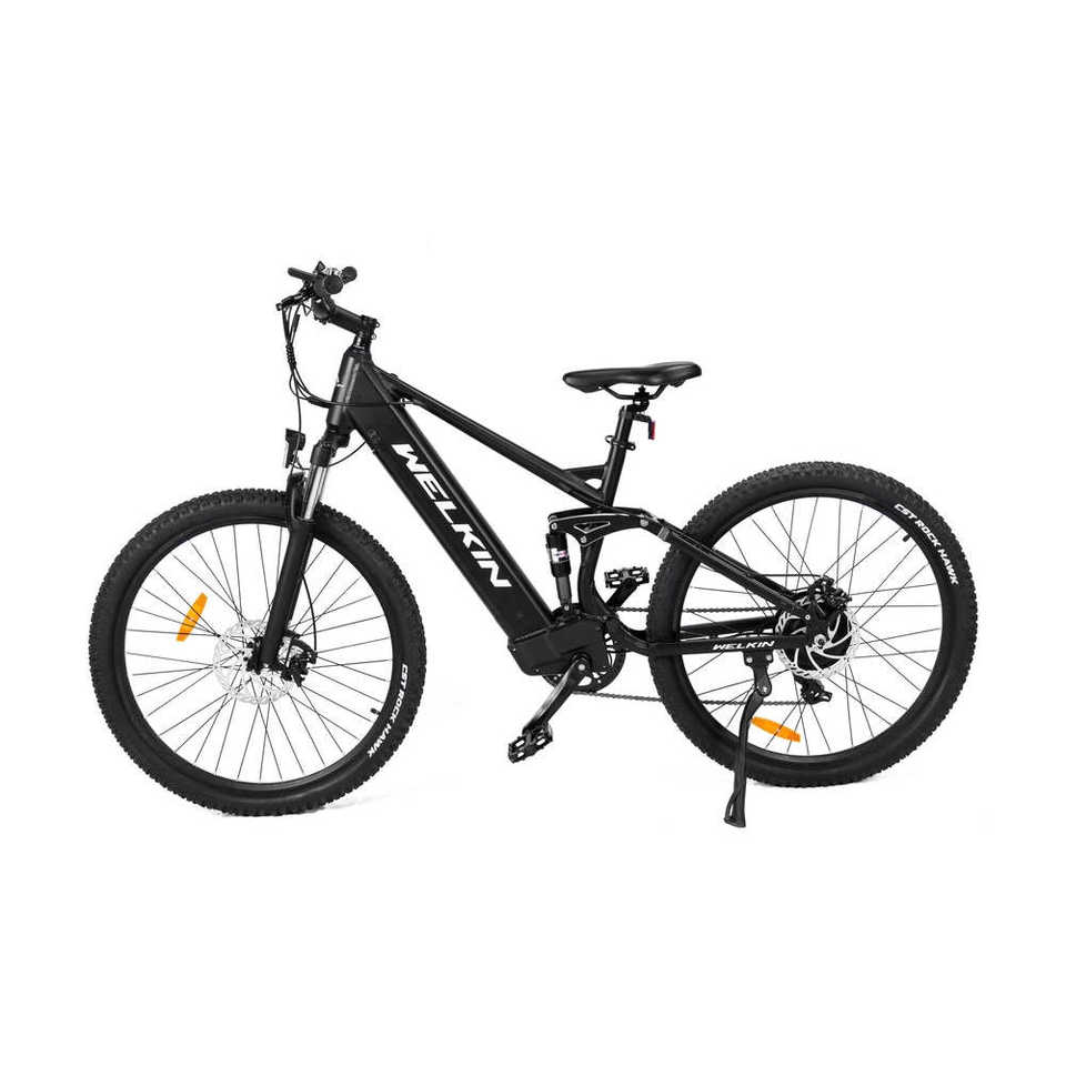 WELKIN WKES002 Lightweight Aluminum Frame Electric Mountain Bike 48v 13ah Rear Hub Motor 60km Range Per Integrated 48v Lithium