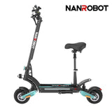 For NANROBOT LIGHTNING PRO 1000W Electric Scooter 8 Inch Fat Tires Max Speed 50km/h Off-Road Capable 200kg Load Citycoco Scooter