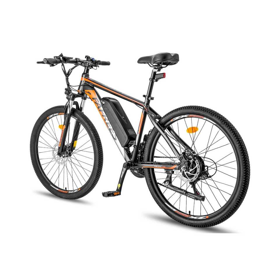 Fafrees Hailong One EU Road Bike Rear Hub Motor 48V Lithium Battery 15AH Capacity Disc Brake System Steel Frame Black/Orange