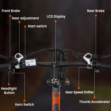 GUNAI GN29 750W 29Inch Electric Mountain Bike