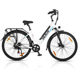 VARUN S700-2 Electric Bike for Adults - 500W Electric Bicycle Up to 40 Miles, 48V Removable Battery, 7-Speed, and Shock Absorber