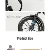 CMACEWHEEL K20 Adventure Electric Bicycle 17Ah Battery 48v 5-Speed Rear Hub Motor Lithium Power Supply Control Electric Bike