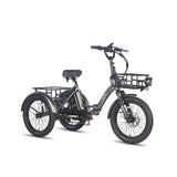 EU UK Warehouse FAFREES F20 Mate Electric Cargo Trike 180kg Capacity, 110KM Range, Folding Design