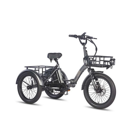 EU UK Warehouse FAFREES F20 Mate Electric Cargo Trike 180kg Capacity, 110KM Range, Folding Design