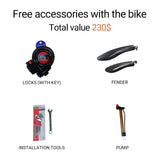 LANKELEISI MG740PLUS 2023 New Electric Mountain Bike with Dual Motor